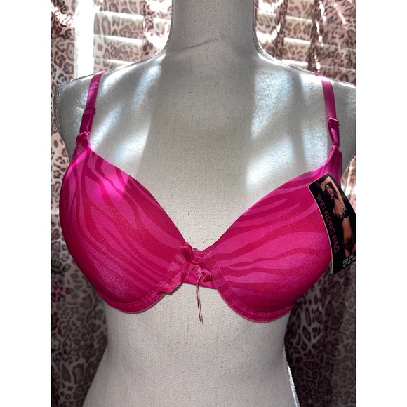 Women’s Dark Pink Zebra Bra 💖 - Picture 3 of 15